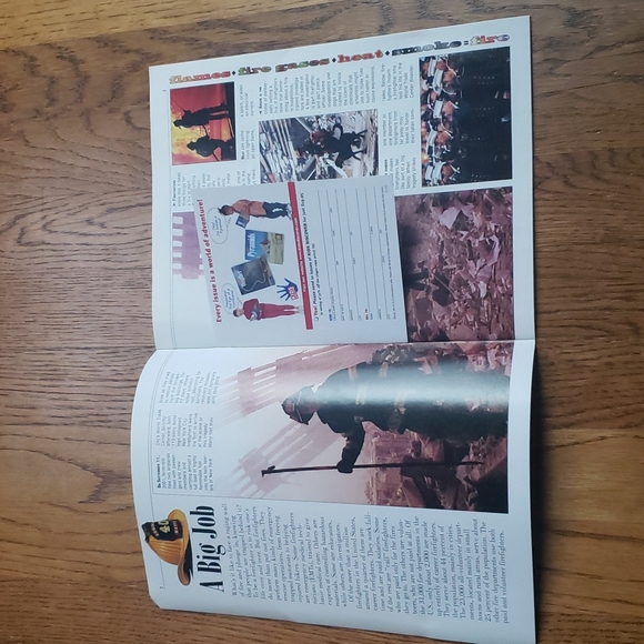 Vintage Y2K Kids Discover Magazine Firefighters Volume 13 Issue 6 June 2003 - Picture 2 of 11